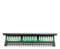 ExtraLink Patchpanel 24p 19" 1U UTP 5e półka (czarna) - 1323248 - zdjęcie 3
